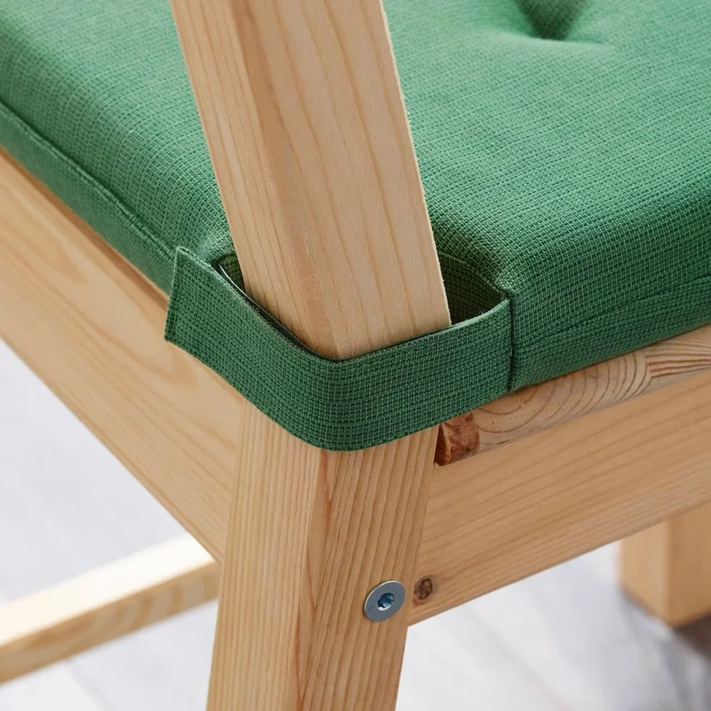 IKEA | JUSTINA Chair Pad, Green, 17/14
